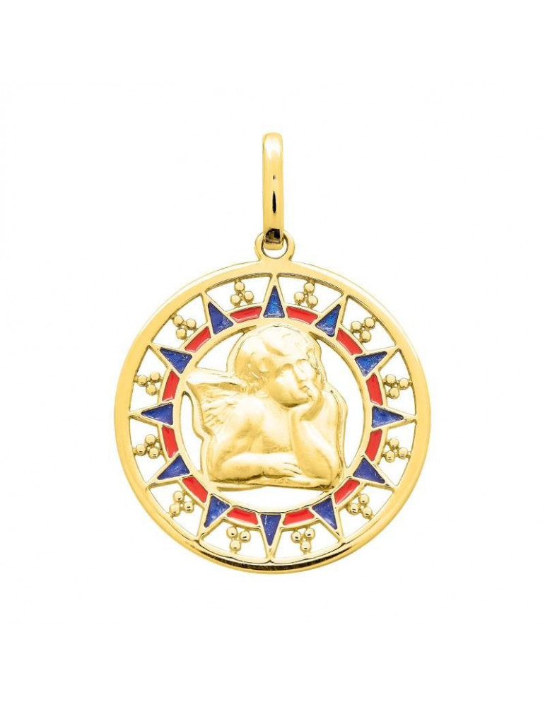 Médaille Ange accoudé