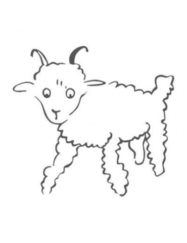 Rond de serviette Le Petit Prince, motif Mouton