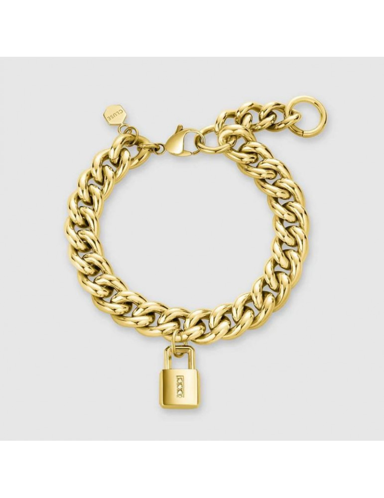 CLUSE Iris Mittenaere Chain Bracelet Lock Charm