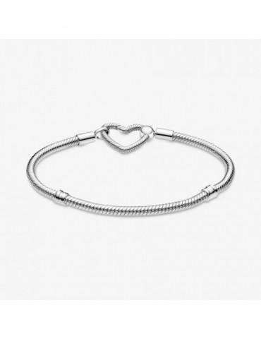 PANDORA Bracelet fermoir coeur ouvrant