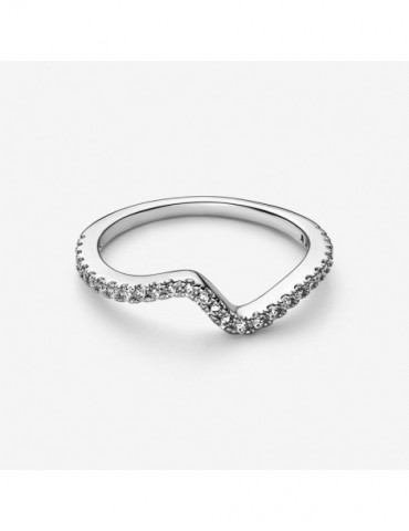 PANDORA Bague Vague Scintillante