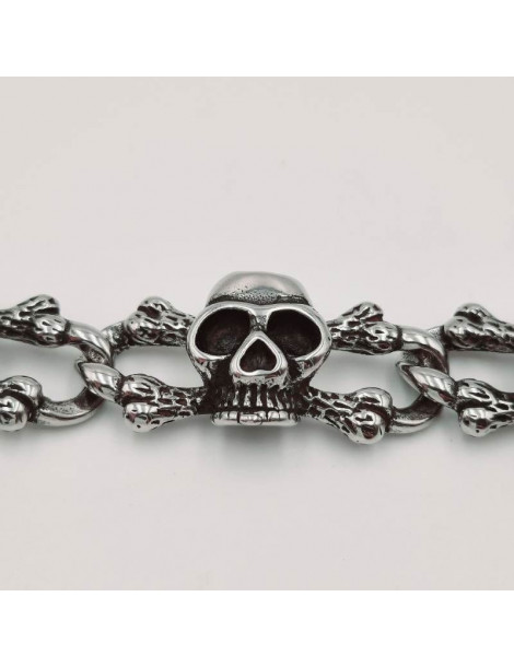 SPIRIT ROCK AND TATTOU Bracelet Têtes de Morts