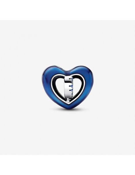 PANDORA Charm Cœur Rotatif Bleu