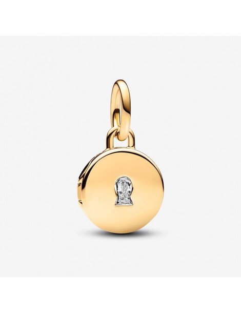 PANDORA Charm Pendant Médaillon Amour Ouvrable et Gravable