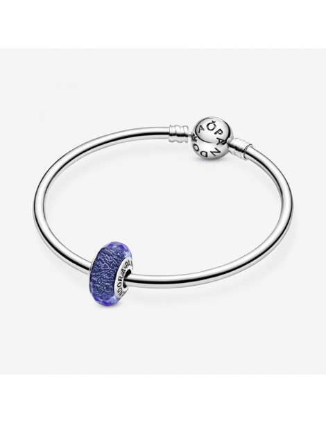 PANDORA Charm Verre de Murano Bleu Facetté