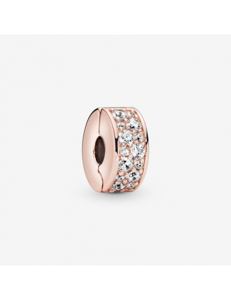 PANDORA Charm Clip Pavé Transparent