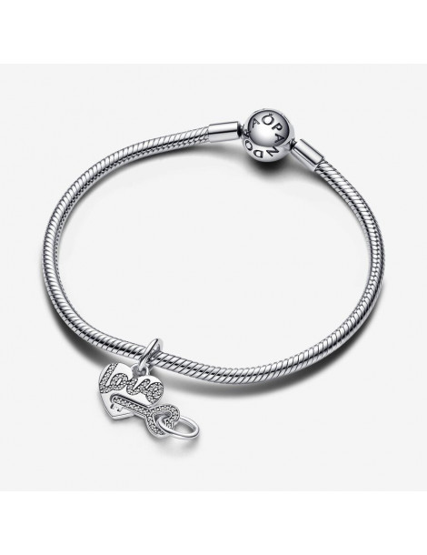 PANDORA Charm coeur et clé