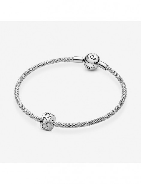 PANDORA Charm clip couronne de coeurs