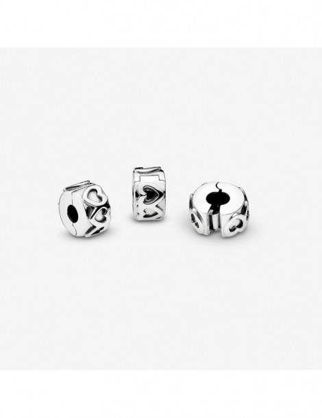 PANDORA Charm clip couronne de coeurs