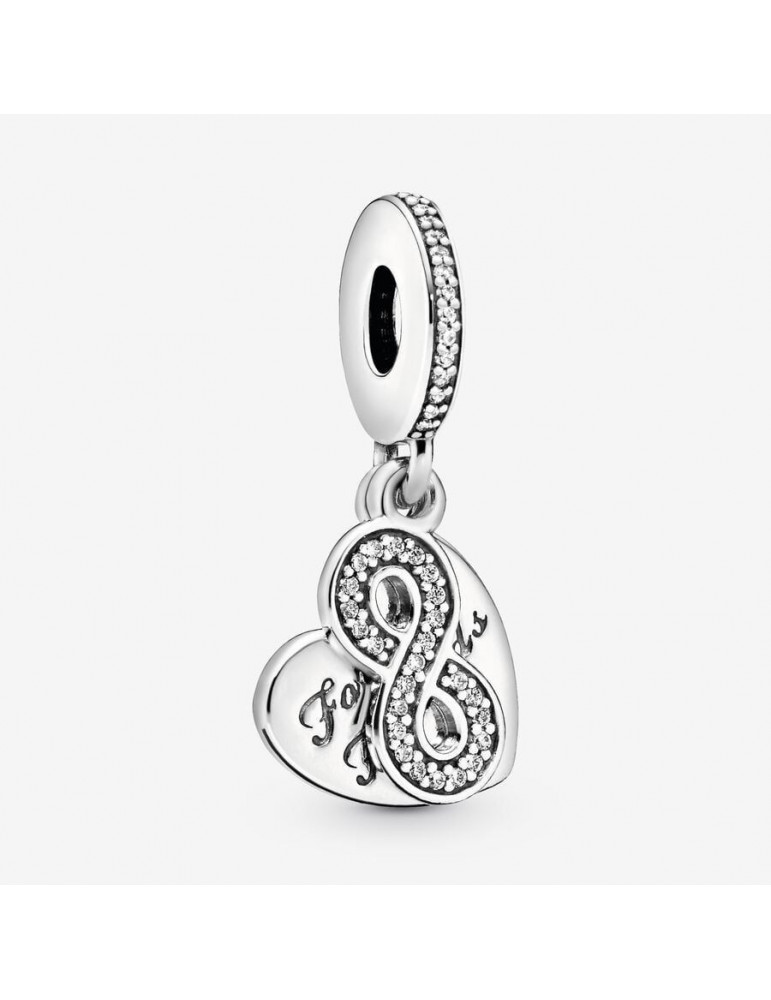 PANDORA Charm Pendant Cœur Amis Pour La Vie