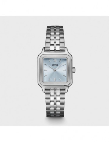 CLUSE Gracieuse Petite Watch Steel Light Blue Silver
