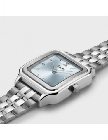 CLUSE Gracieuse Petite Watch Steel Light Blue Silver