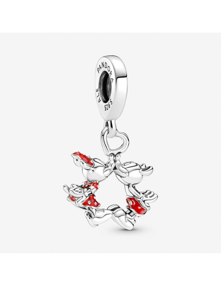 PANDORA Charm Pendant Disney Baiser entre Mickey & Minnie