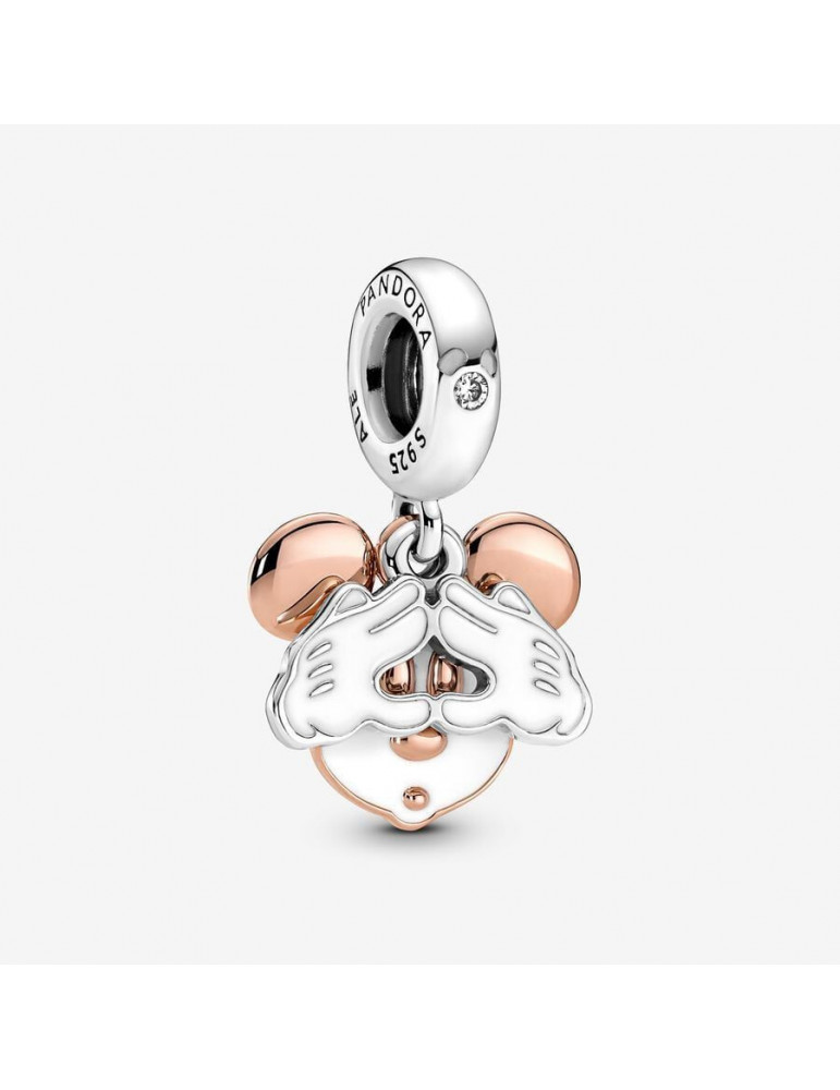 PANDORA Charm Pendant Double Disney Mickey