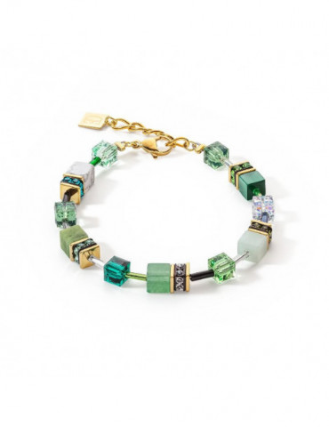 COEUR DE LION Bracelet GeoCUBE® Iconic Precious vert