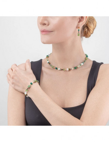 COEUR DE LION Bracelet GeoCUBE® Iconic Precious vert