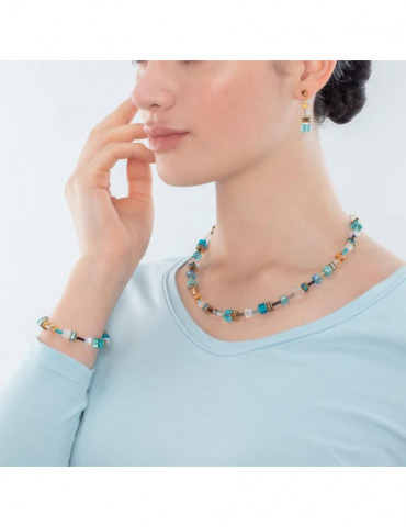 COEUR DE LION Bracelet GeoCUBE® Iconic or turquoise