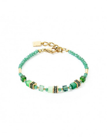 COEUR DE LION Bracelet Mini Cubes vert
