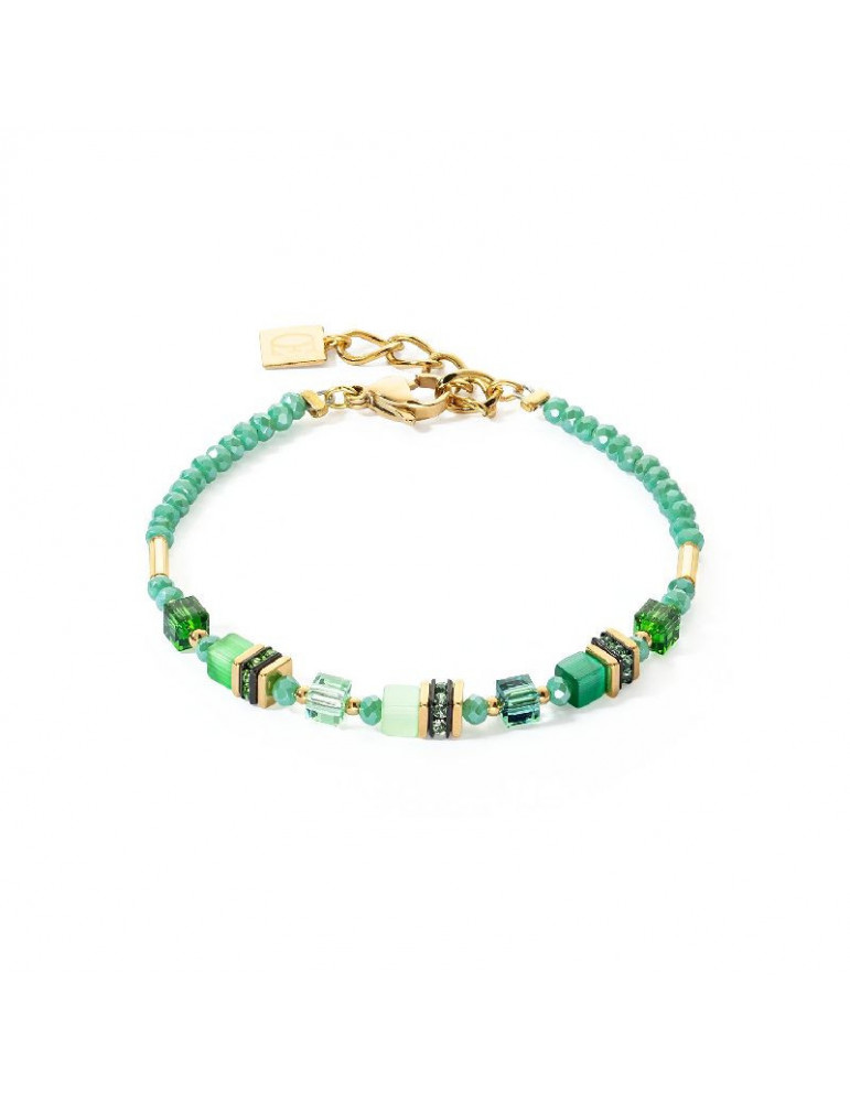 COEUR DE LION Bracelet Mini Cubes vert