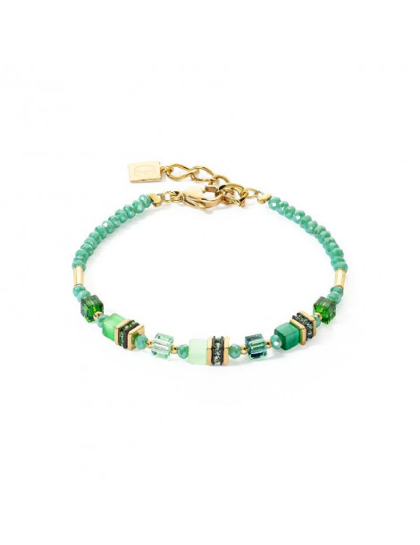 COEUR DE LION Bracelet Mini Cubes vert