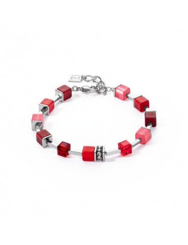 COEUR DE LION Bracelet GeoCUBE® Iconic Pure Rouge
