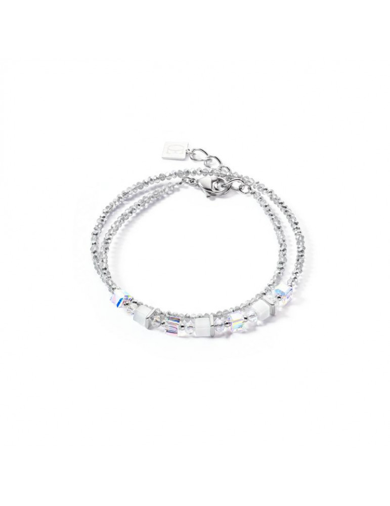 Joyful Colours Wrap bracelet argent blanc