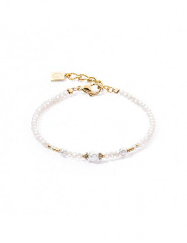 COEUR DE LION Bracelet Little Twinkle Pearl Mix blanc