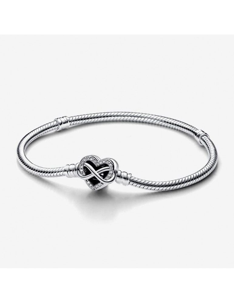 PANDORA Bracelet coeur infini