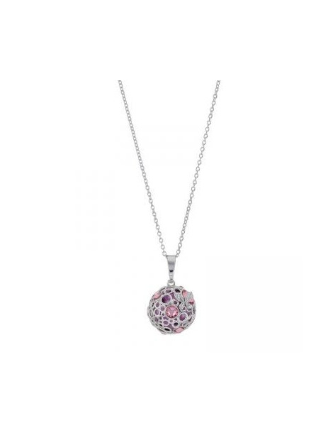 Collier Bola Cristal Avec Chaine Fournie