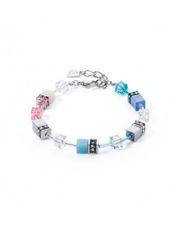 COEUR DE LION Bracelet GeoCUBE® Iconic Bleu Rose