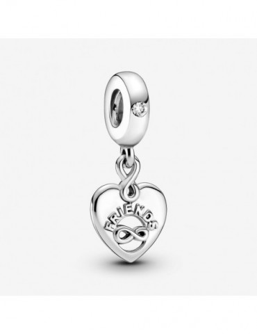 PANDORA Charm Pendant Cœur Amis Pour Toujours