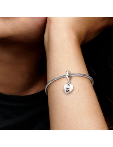 PANDORA Charm Pendant Cœur Amis Pour Toujours