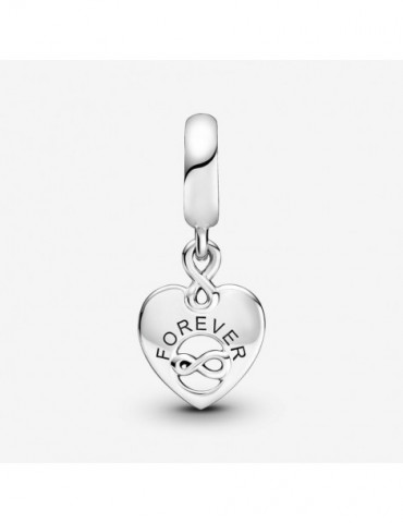 PANDORA Charm Pendant Cœur Amis Pour Toujours