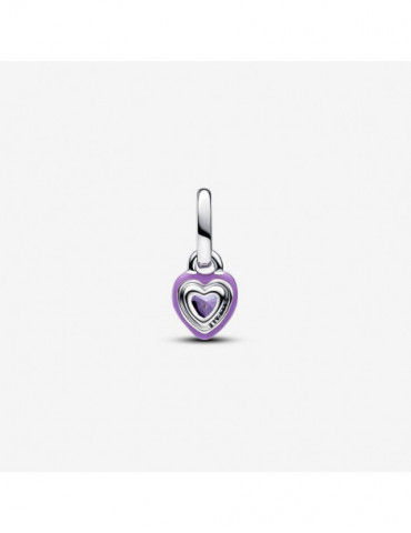 PANDORA Mini Charm Pendant Cœur Chakra Violet Pandora ME