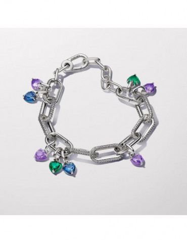 PANDORA Mini Charm Pendant Cœur Chakra Violet Pandora ME