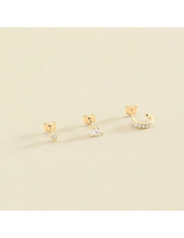 AGATHA Boucles D'oreilles Paradis  | Set