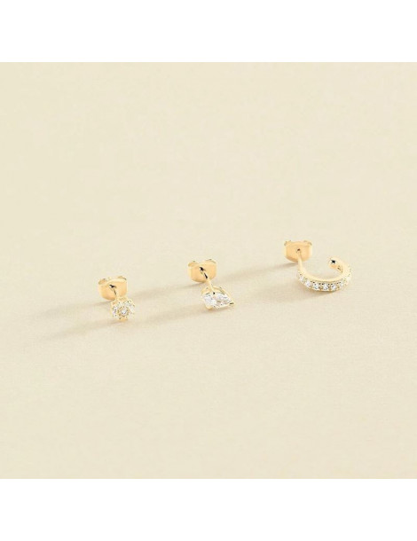 AGATHA Boucles D'oreilles Paradis  | Set