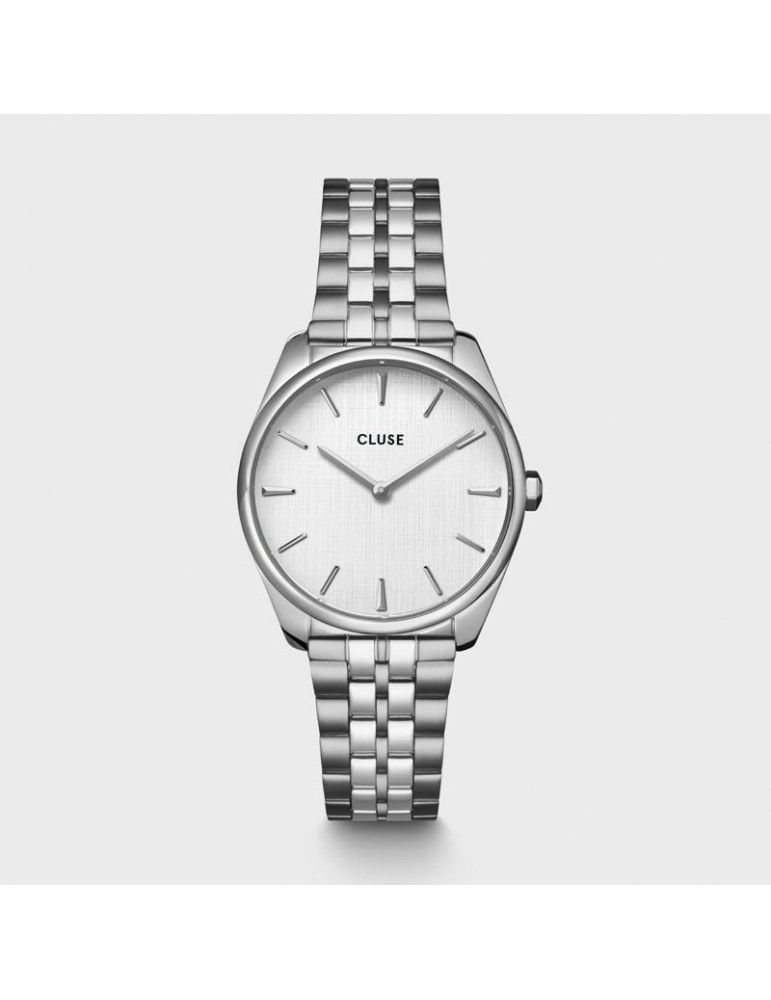 CLUSE Montre Féroce Petite Steel Silver