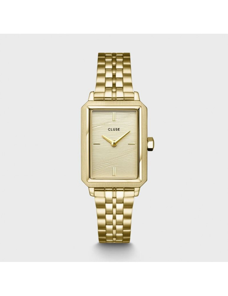 CLUSE Montre Fluette Steel Gold Sand Texture CLUSE Montre Fluette Steel Gold Sand Texture