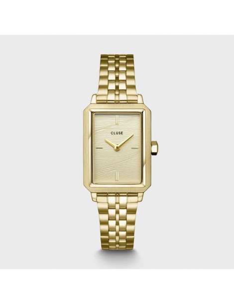 CLUSE Montre Fluette Steel Gold Sand Texture