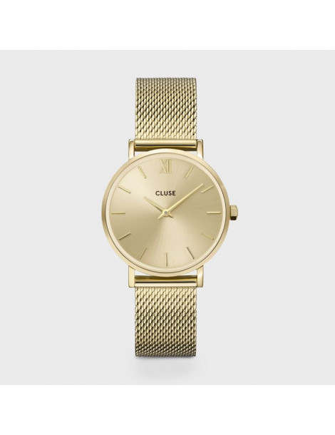 CLUSE Montre Minuit Mesh Full Gold