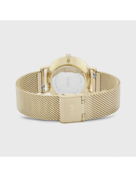 CLUSE Montre Minuit Mesh Gold Black