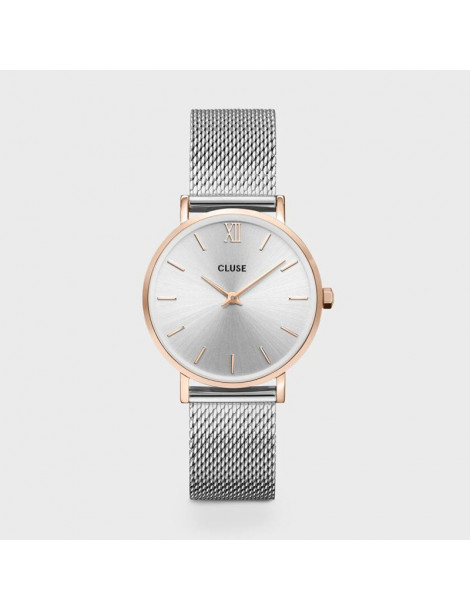 CLUSE Montre Minuit Mesh Bicolour