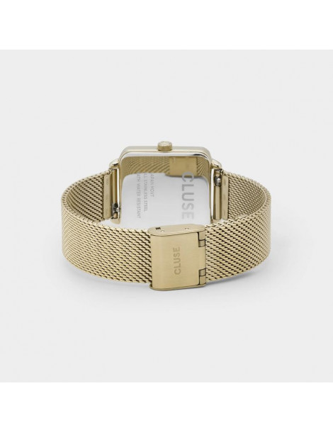 CLUSE Montre Tétragone Mesh Gold Green