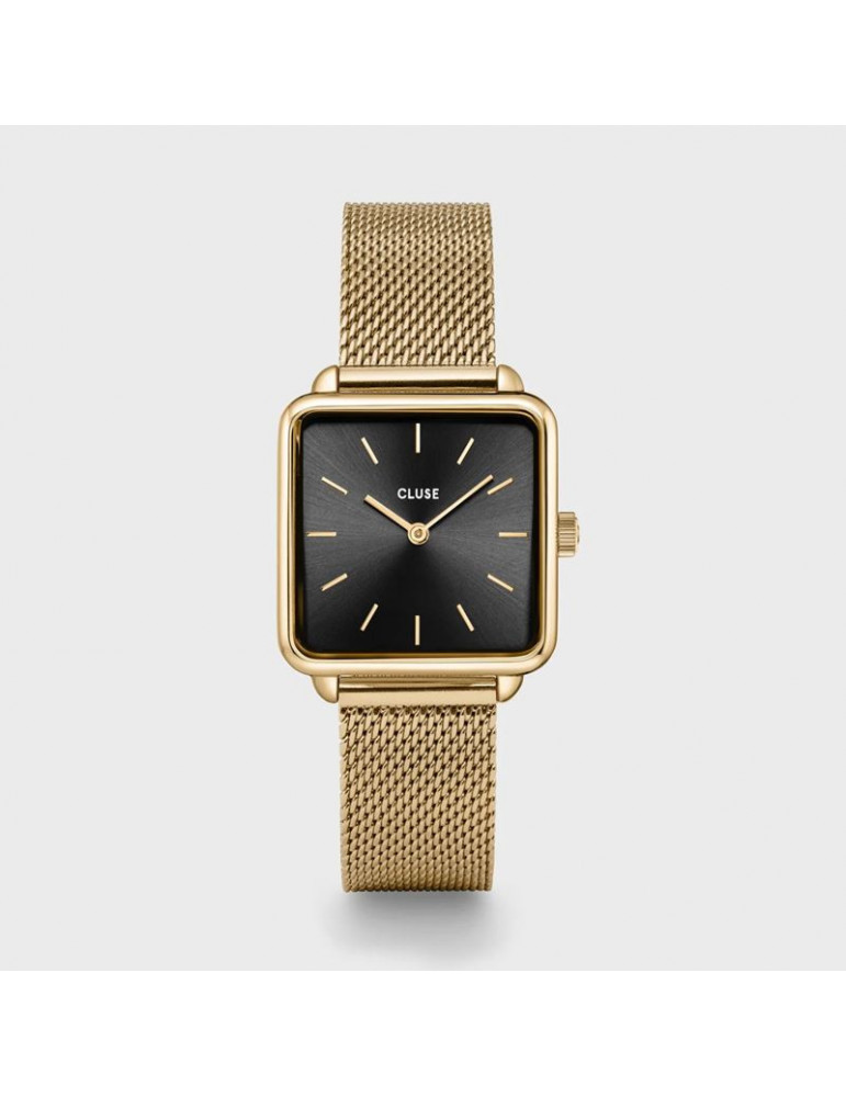 CLUSE MontreTétragone Mesh Gold Black