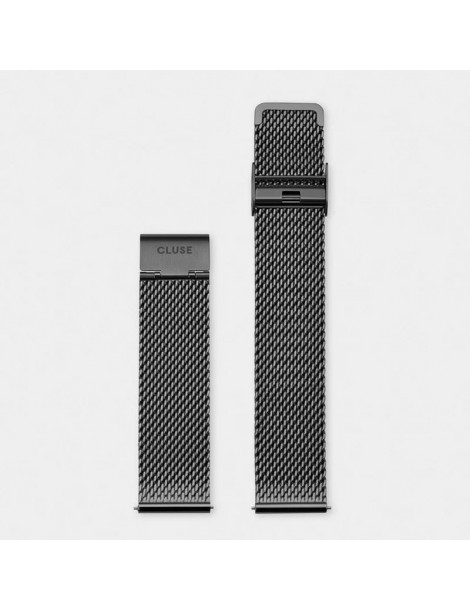 CLUSE Bracelet De Montre 20 mm Mesh Black