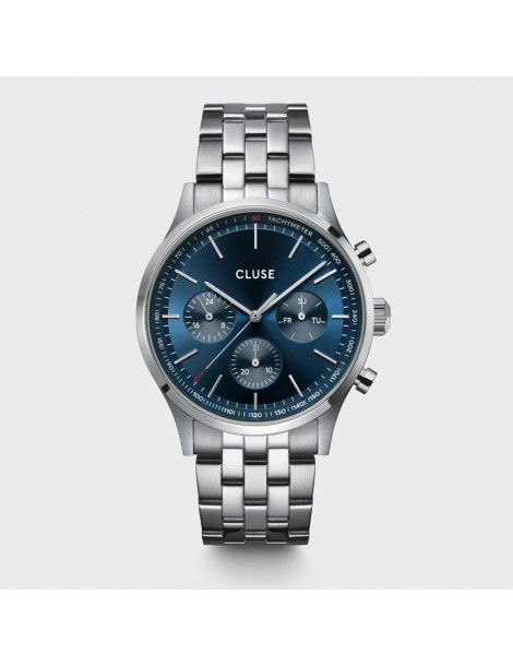 CLUSE Montre Anthéor Multifunction Steel Silver Blue