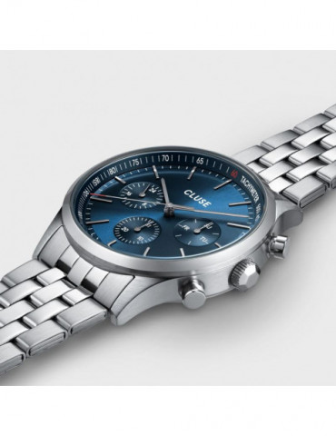 CLUSE Montre Anthéor Multifunction Steel Silver Blue