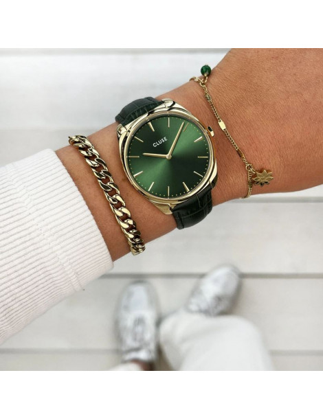 CLUSE Bracelet Essentielle Daisy Green Gold