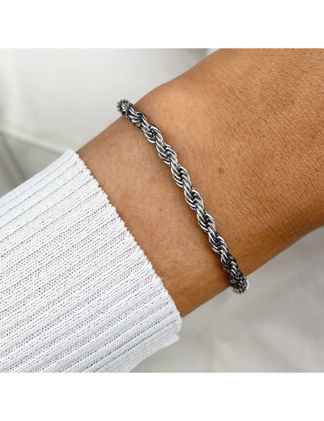 CLUSE Bracelet Essentielle Rope Silver